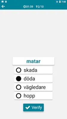 Swedish - Spanish android App screenshot 3