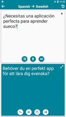 Swedish - Spanish android App screenshot 5